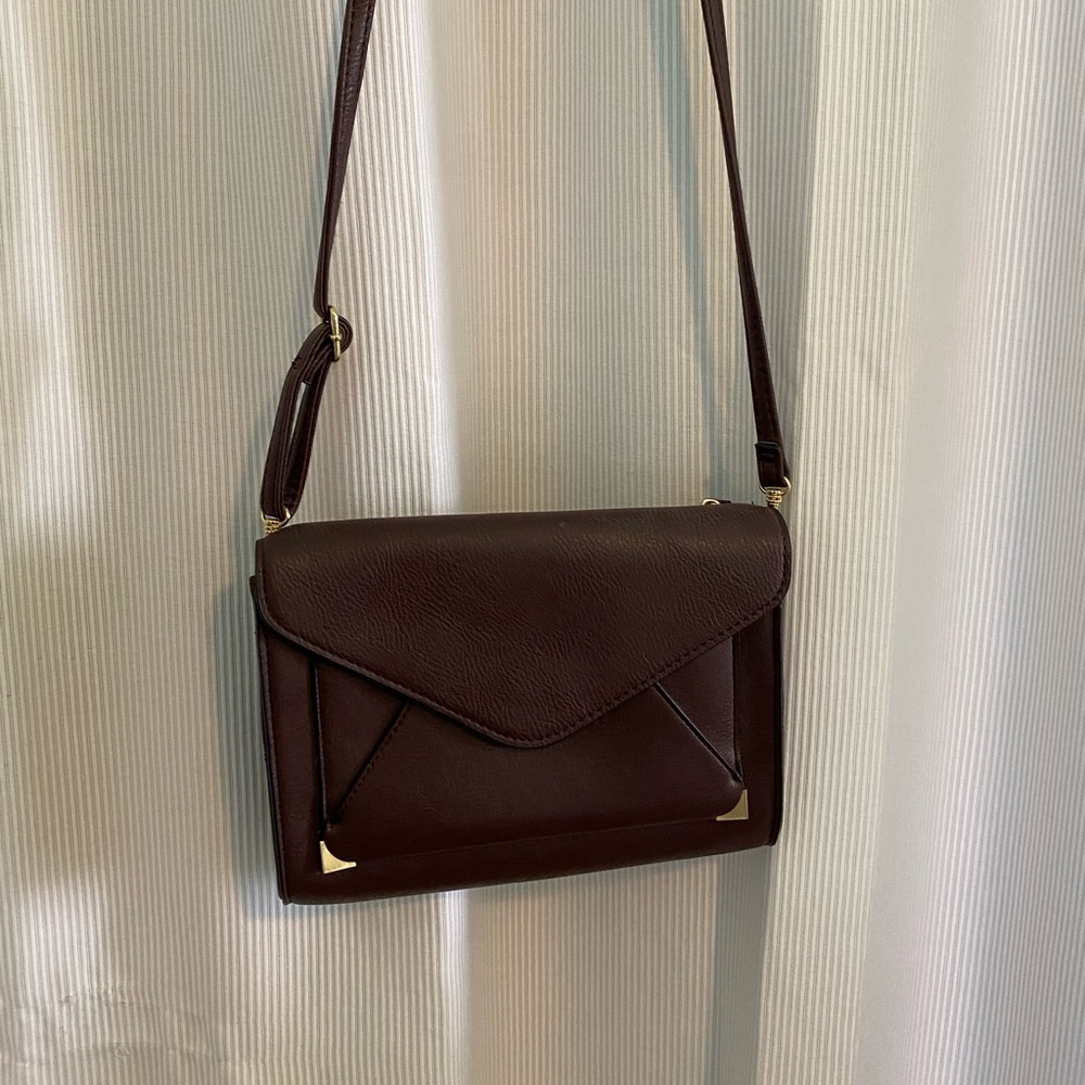 Plum Colored Shoulder Purse